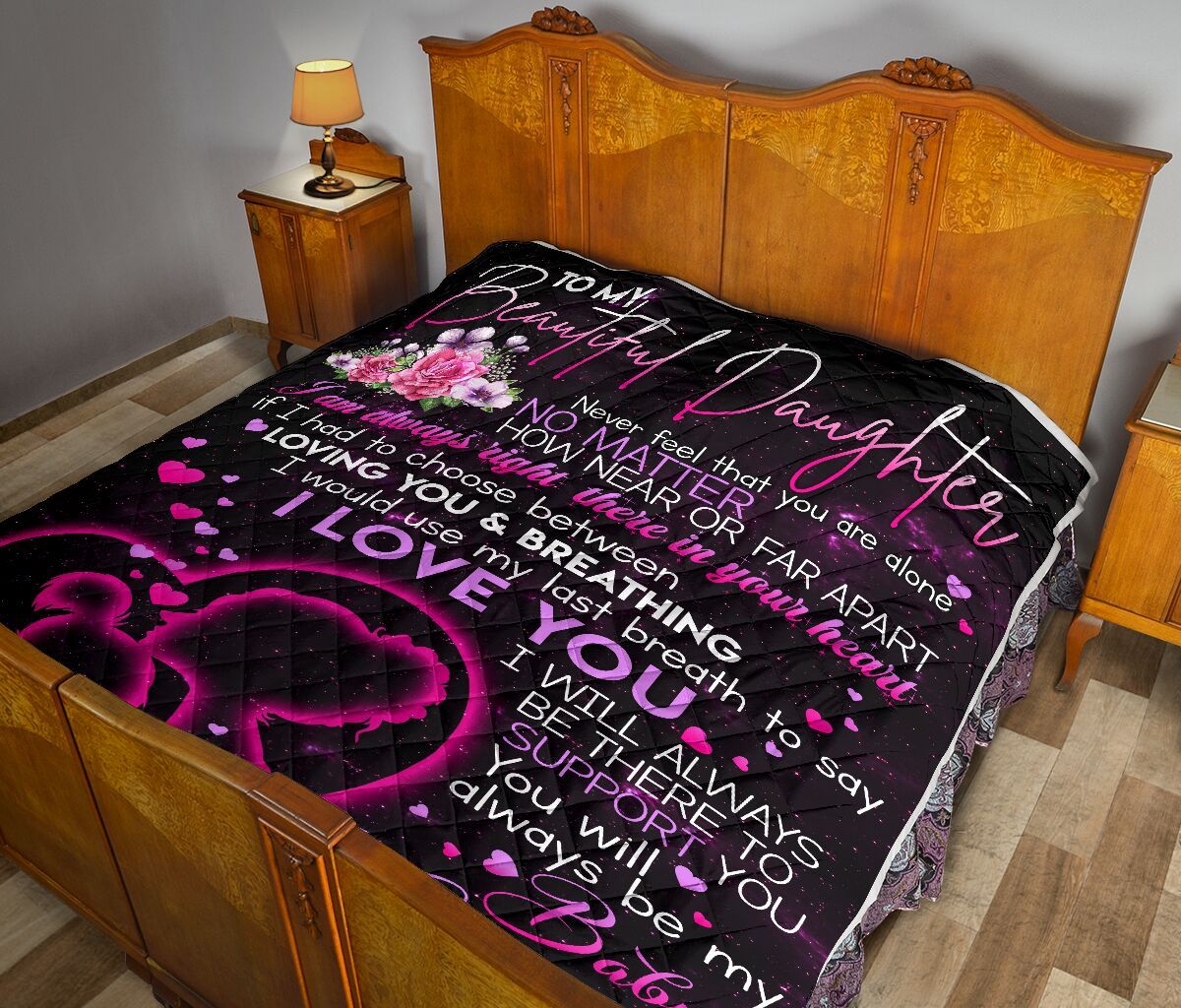 Mom To Daughter Quilt Blanket DHC02011159DD