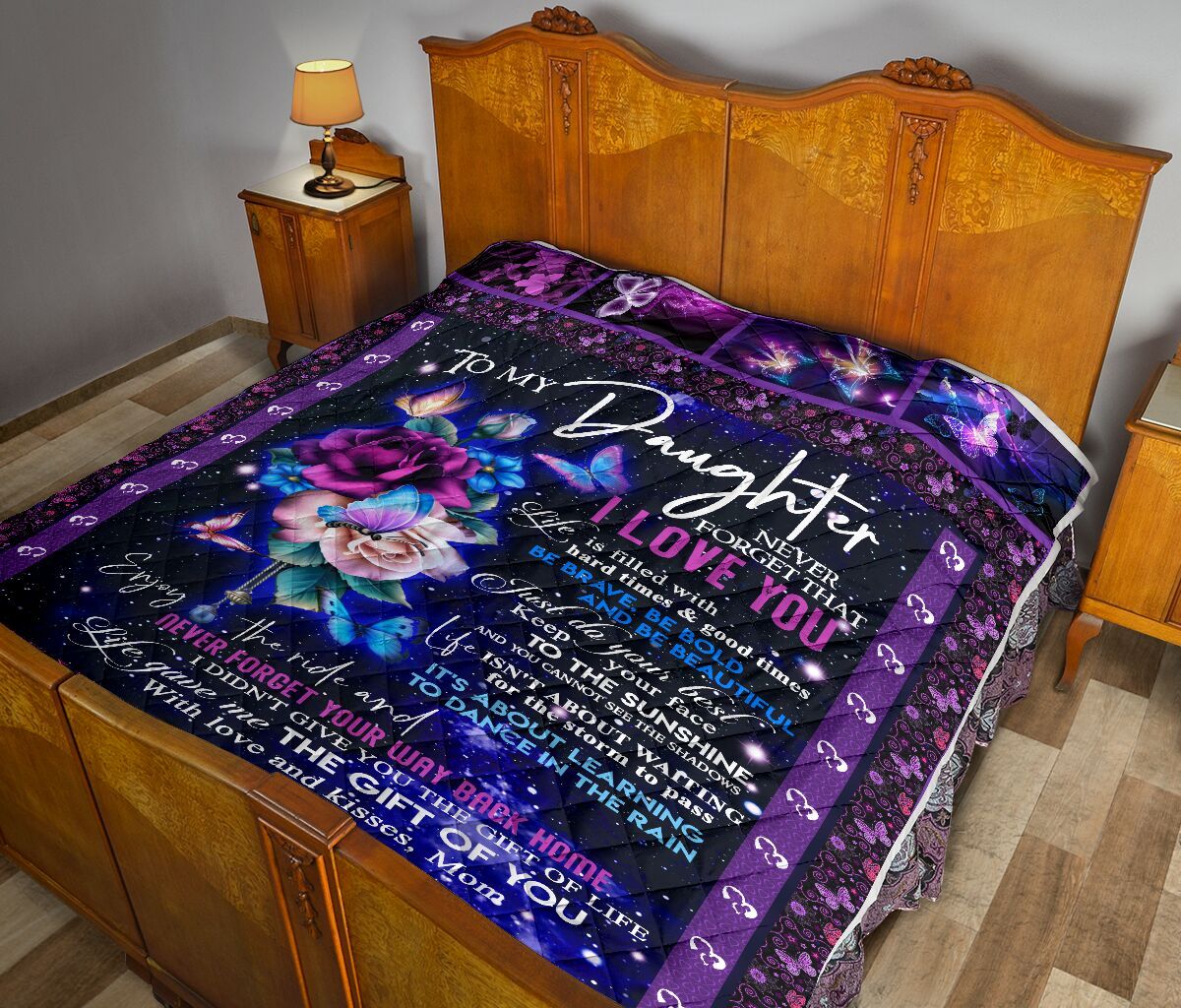 Mom To Daughter Quilt Blanket DHC02011179DD