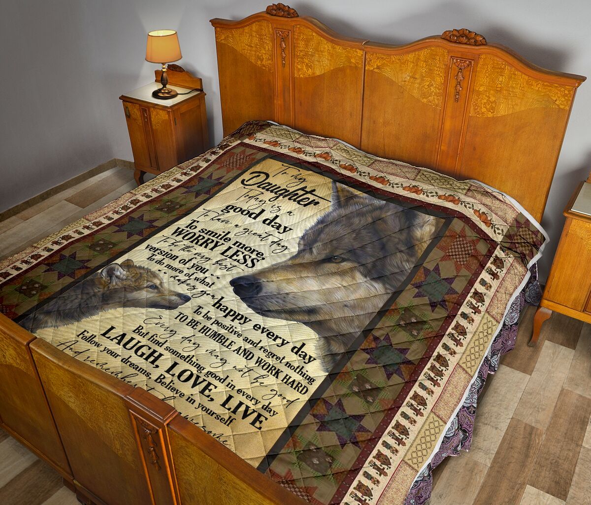 Mom To Daughter Quilt Blanket DHC02011207DD