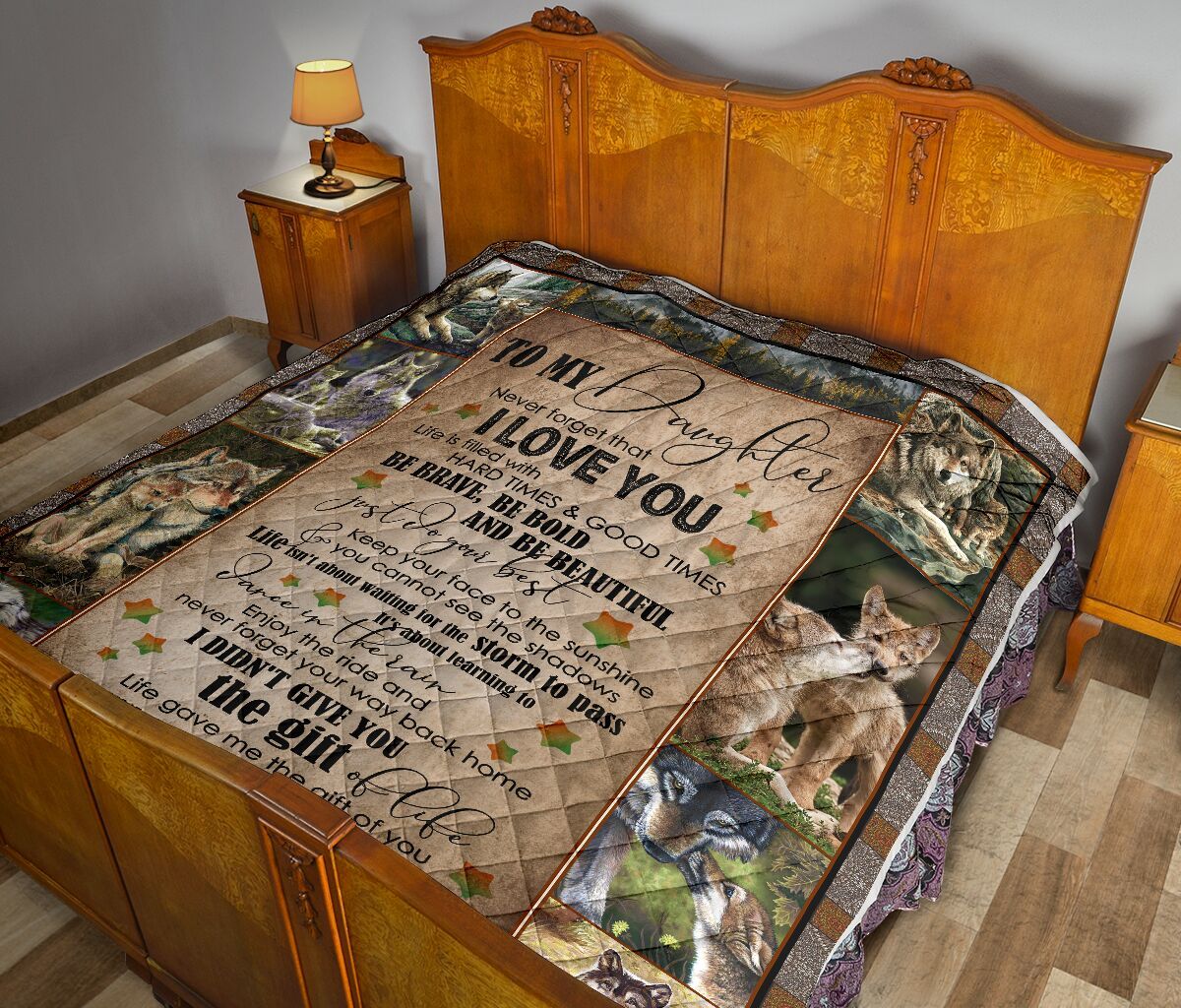 Mom To Daughter Quilt Blanket DHC02011208DD