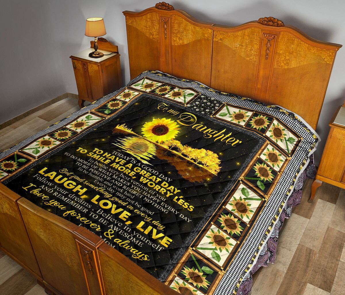 Mom To Daughter Quilt Blanket DHC02011209DD