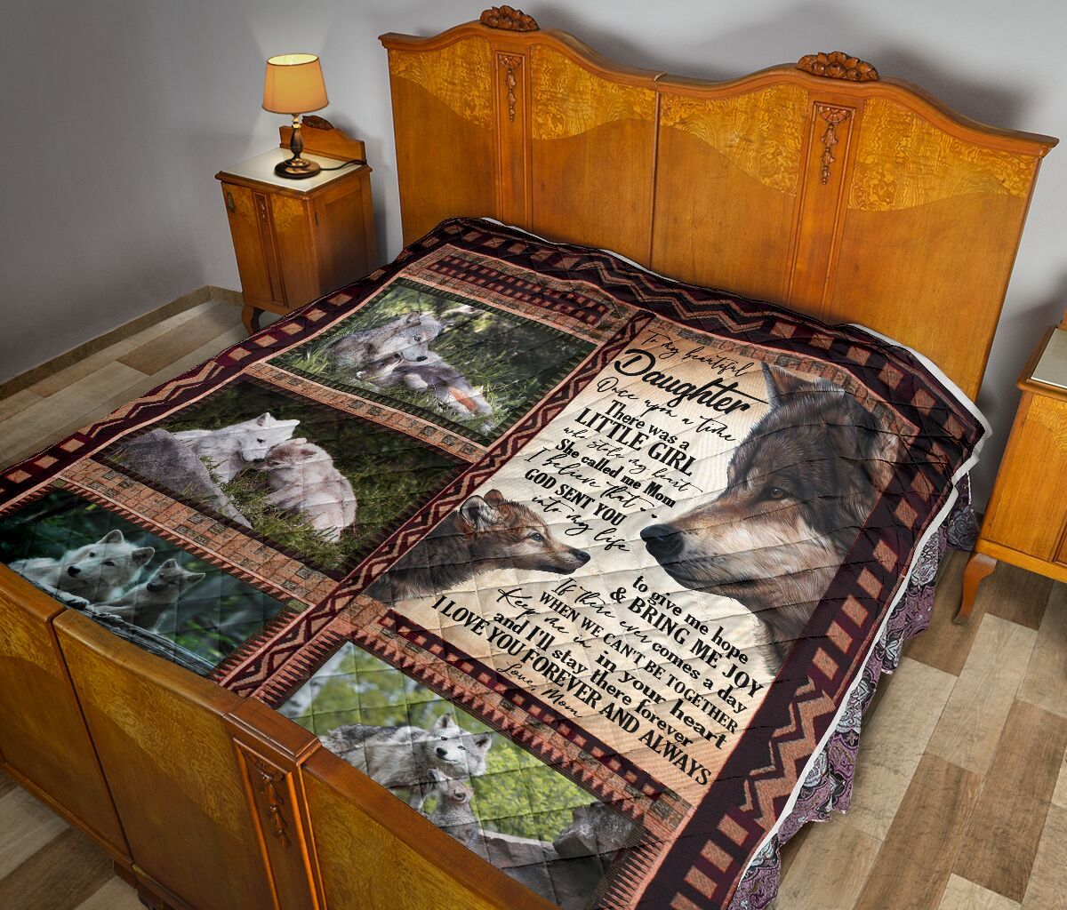 Mom To Daughter Quilt Blanket DHC02011233DD