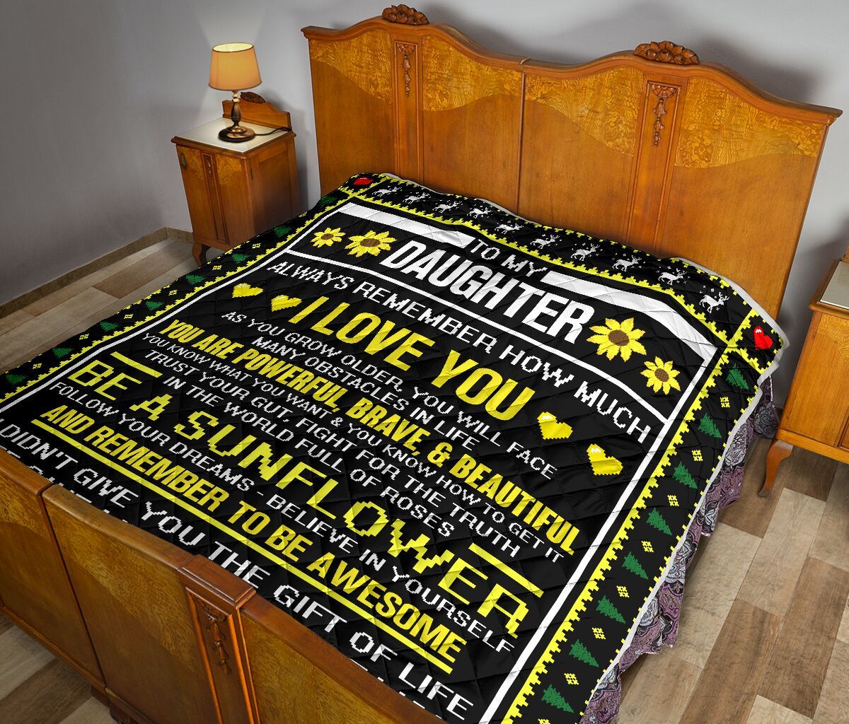 Mom To Daughter Quilt Blanket DHC02011243DD