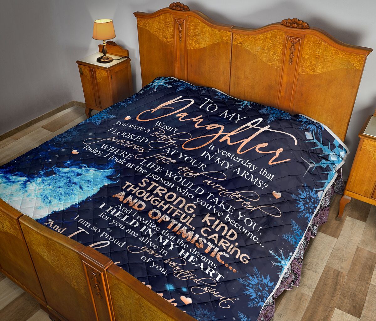 Mom To Daughter Quilt Blanket DHC02011259DD