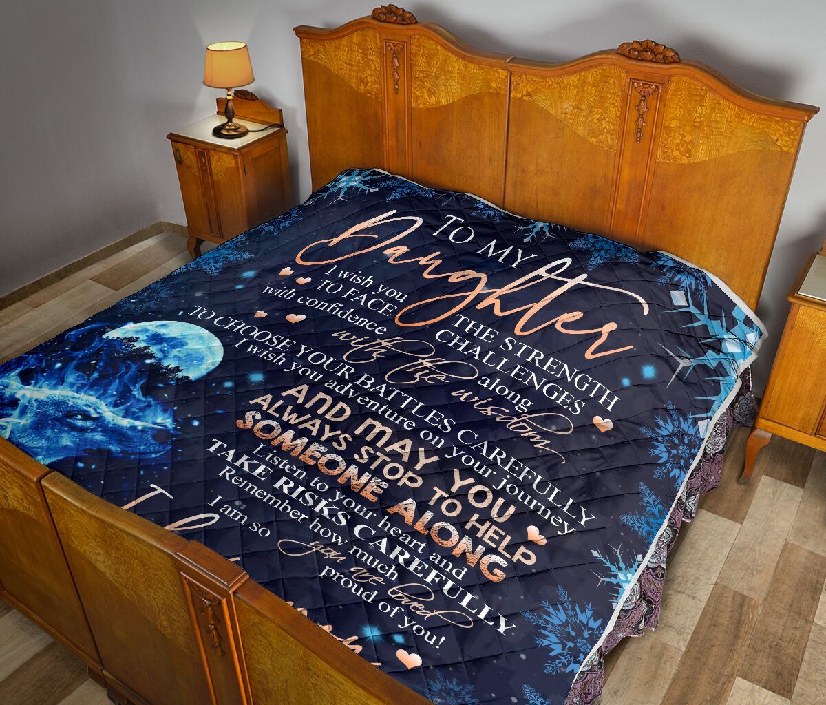 Mom To Daughter Quilt Blanket DHC02011260DD