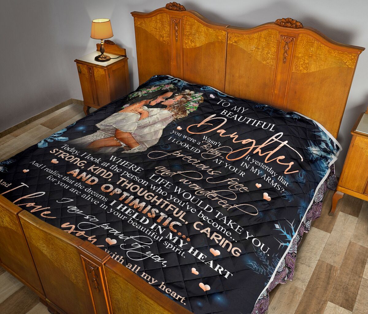 Mom To Daughter Quilt Blanket DHC02011266DD