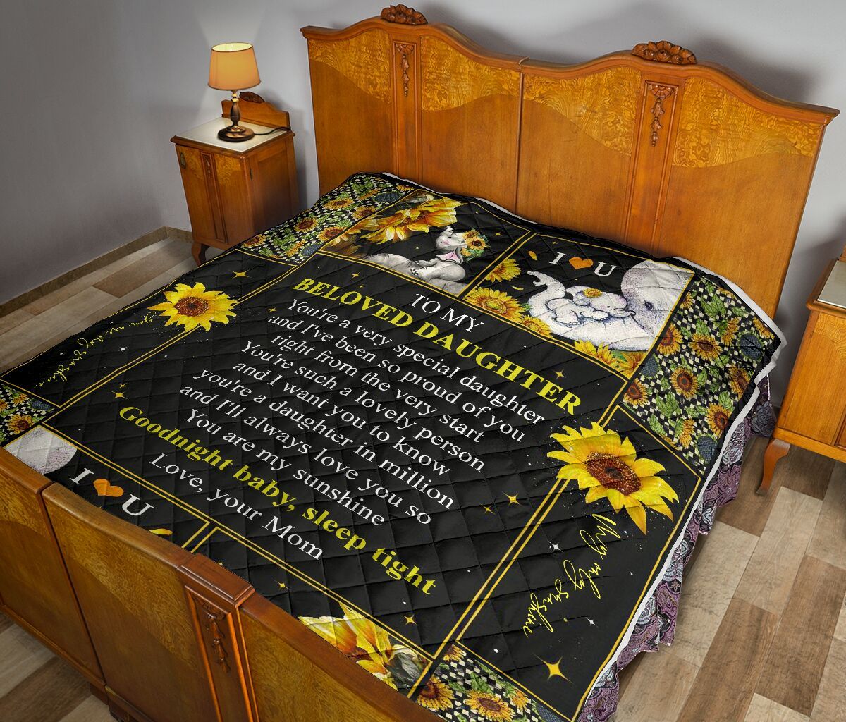 Mom To Daughter Quilt Blanket DHC02011267DD