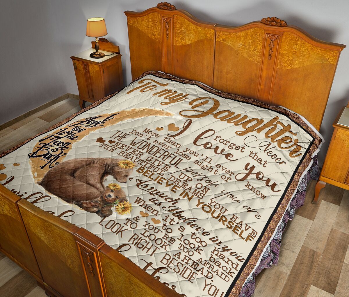 Mom To Daughter Quilt Blanket DHC02011465DD