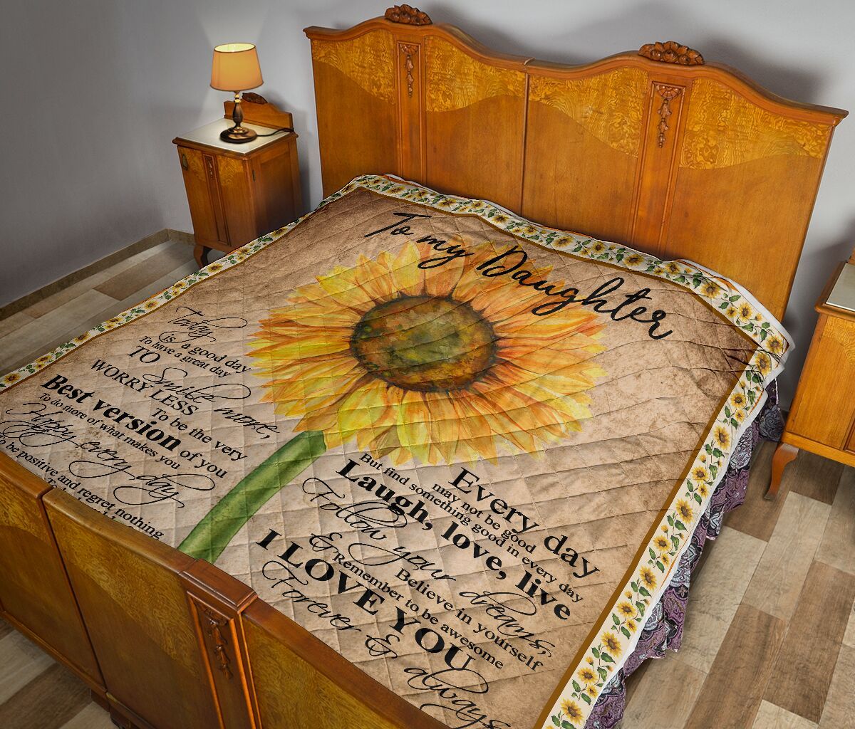 Mom To Daughter Quilt Blanket DHC02011491DD