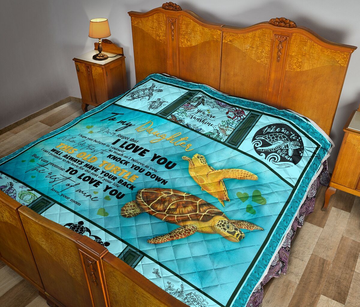 Mom To Daughter Quilt Blanket DHC02011545DD