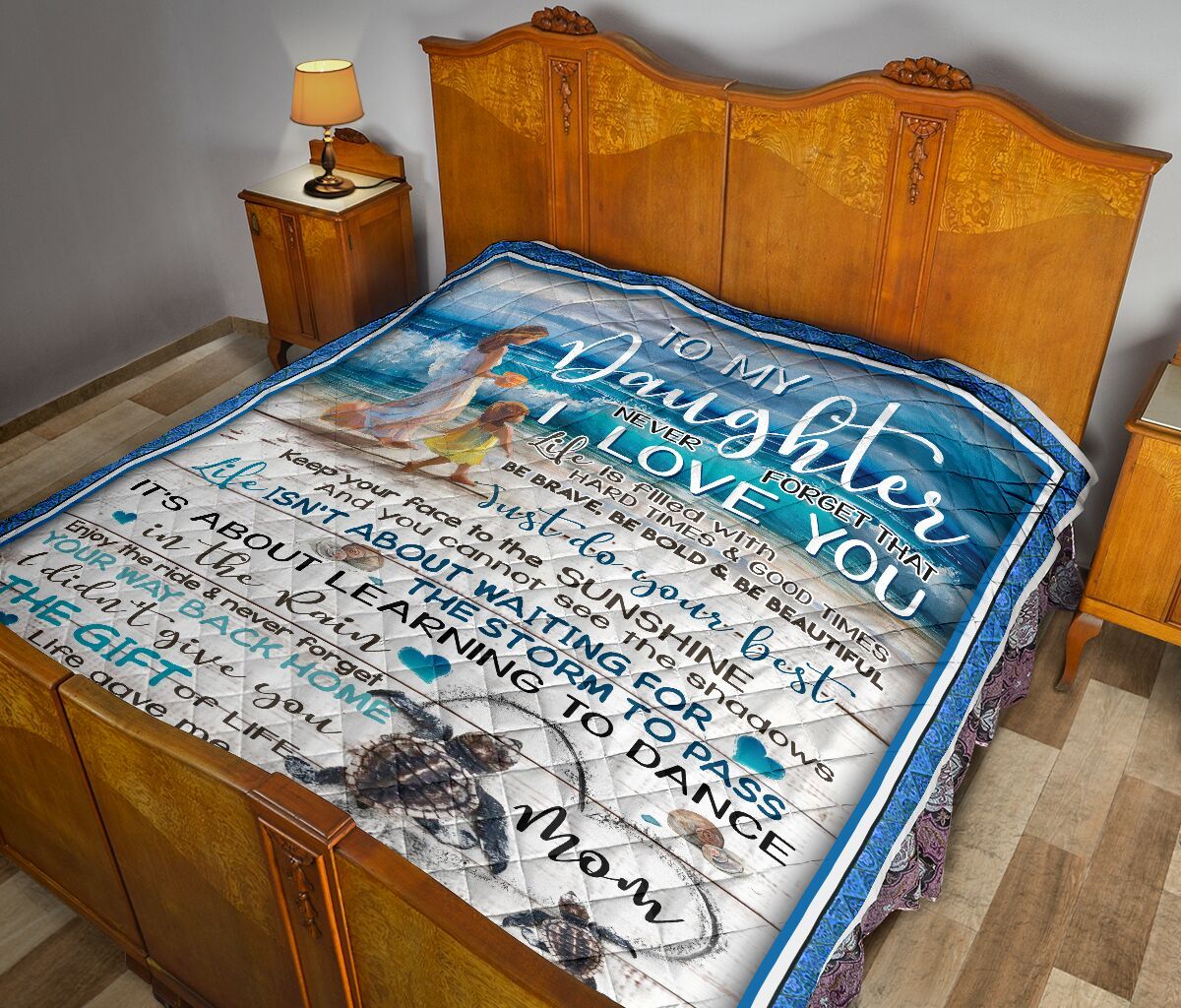 Mom To Daughter Quilt Blanket DHC02011620DD