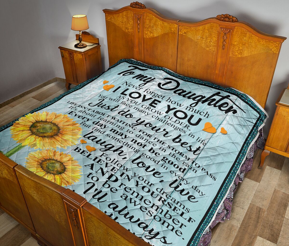 Mom To Daughter Quilt Blanket DHC02011623DD