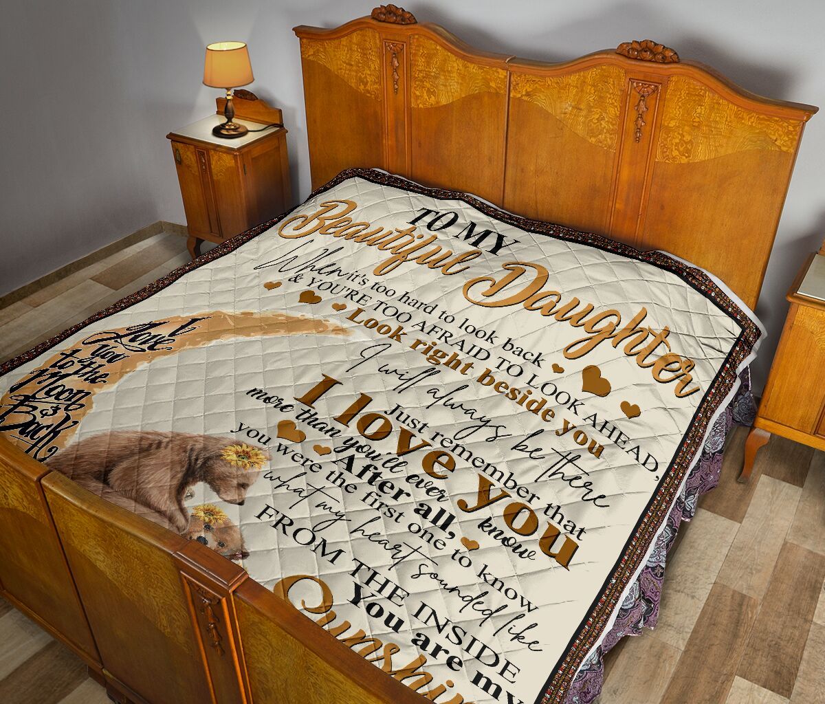 Mom To Daughter Quilt Blanket DHC02011629DD