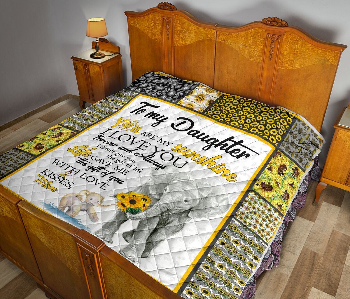 Mom To Daughter Quilt Blanket DHC02011636DD