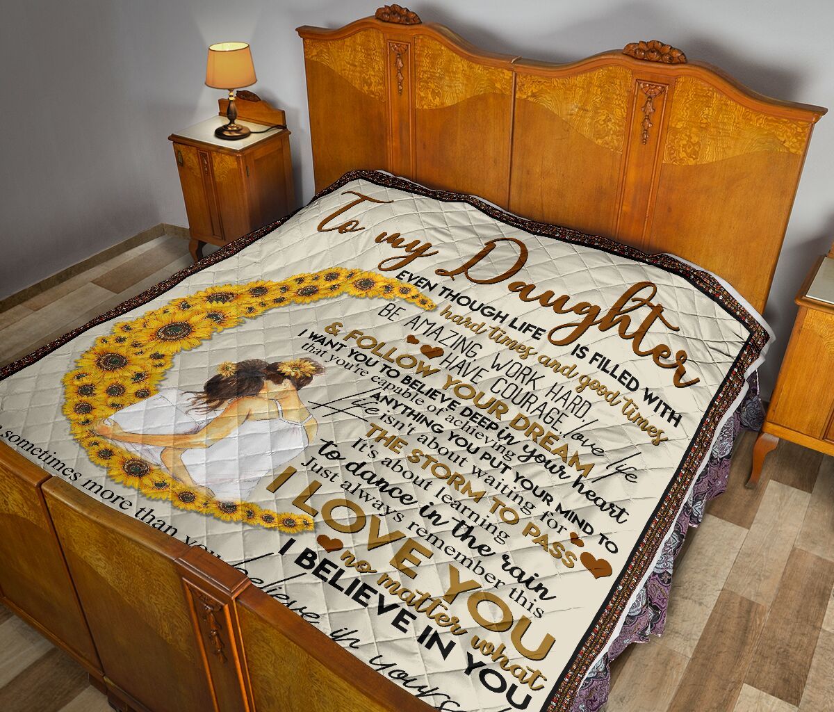 Mom To Daughter Quilt Blanket DHC02011658DD