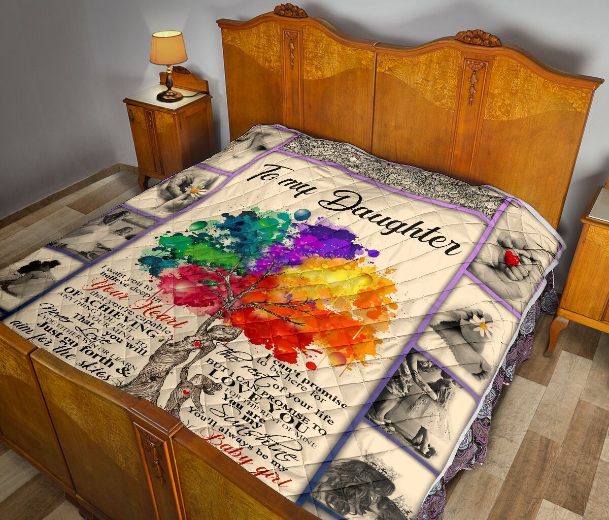Mom To Daughter Quilt Blanket DHC0201968DD