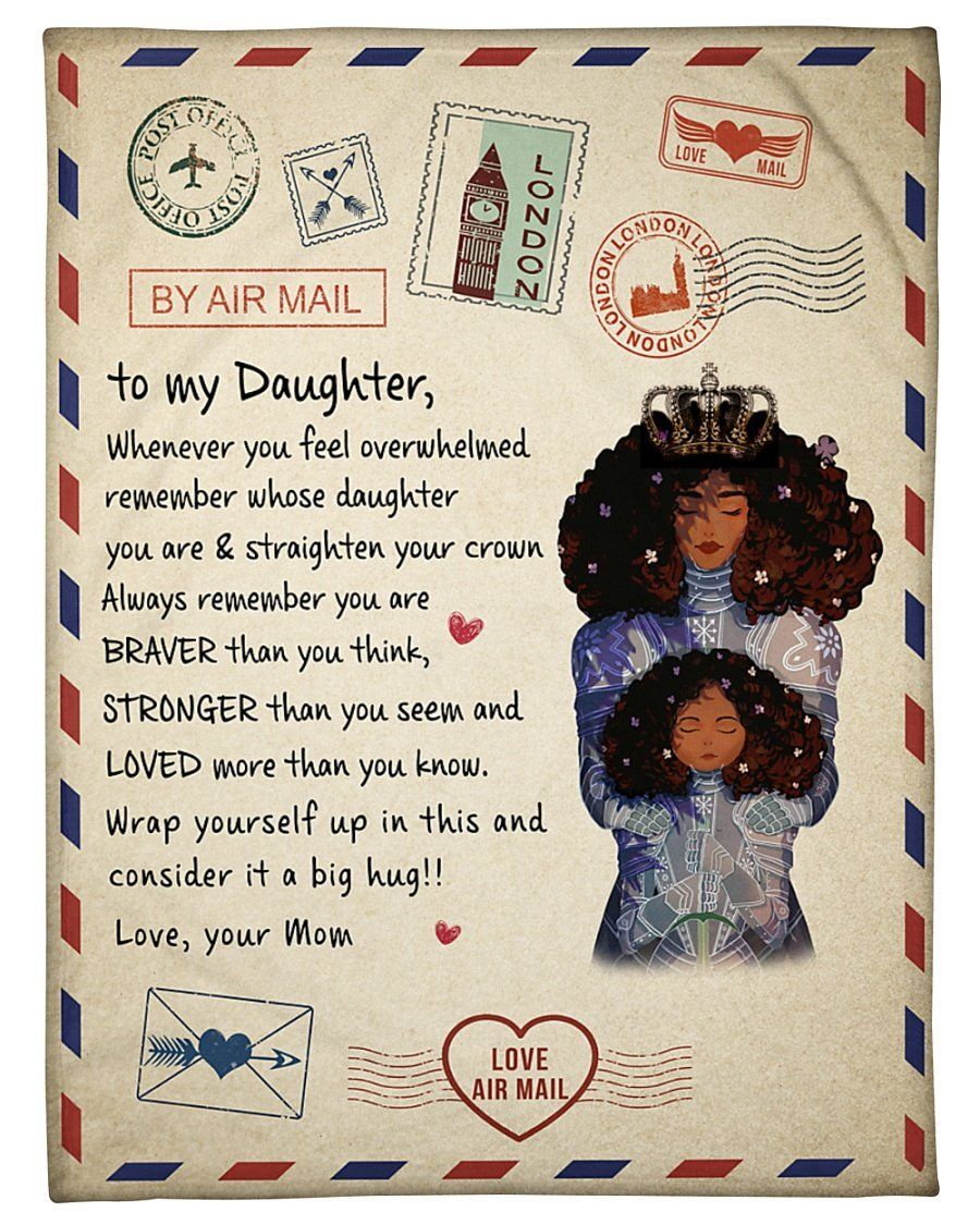 Mom To My Daughter Wrap Yourself Up In This Fleece Blanket Fleece Blanket