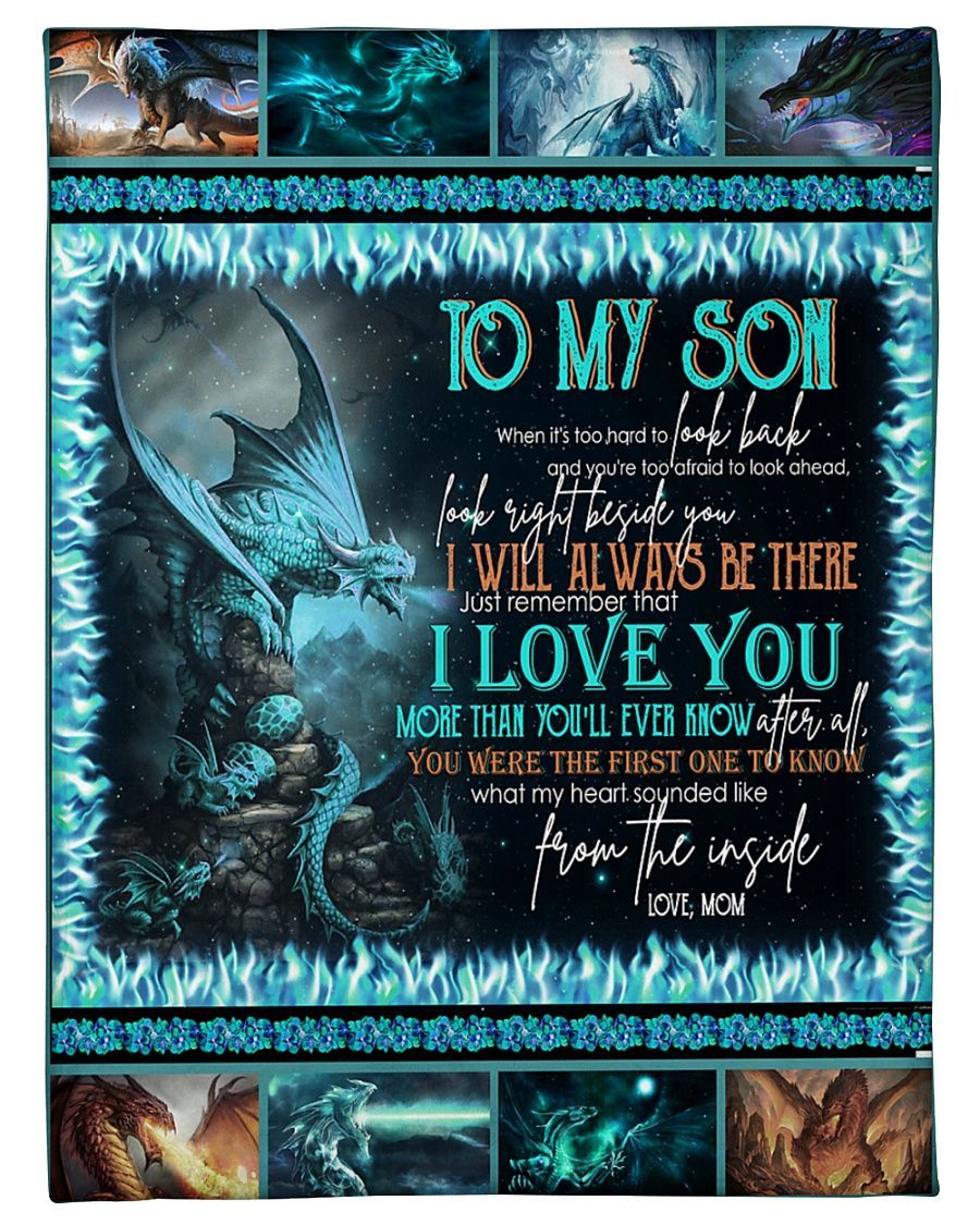 Mom To Son After All Sherpa Fleece Blanket