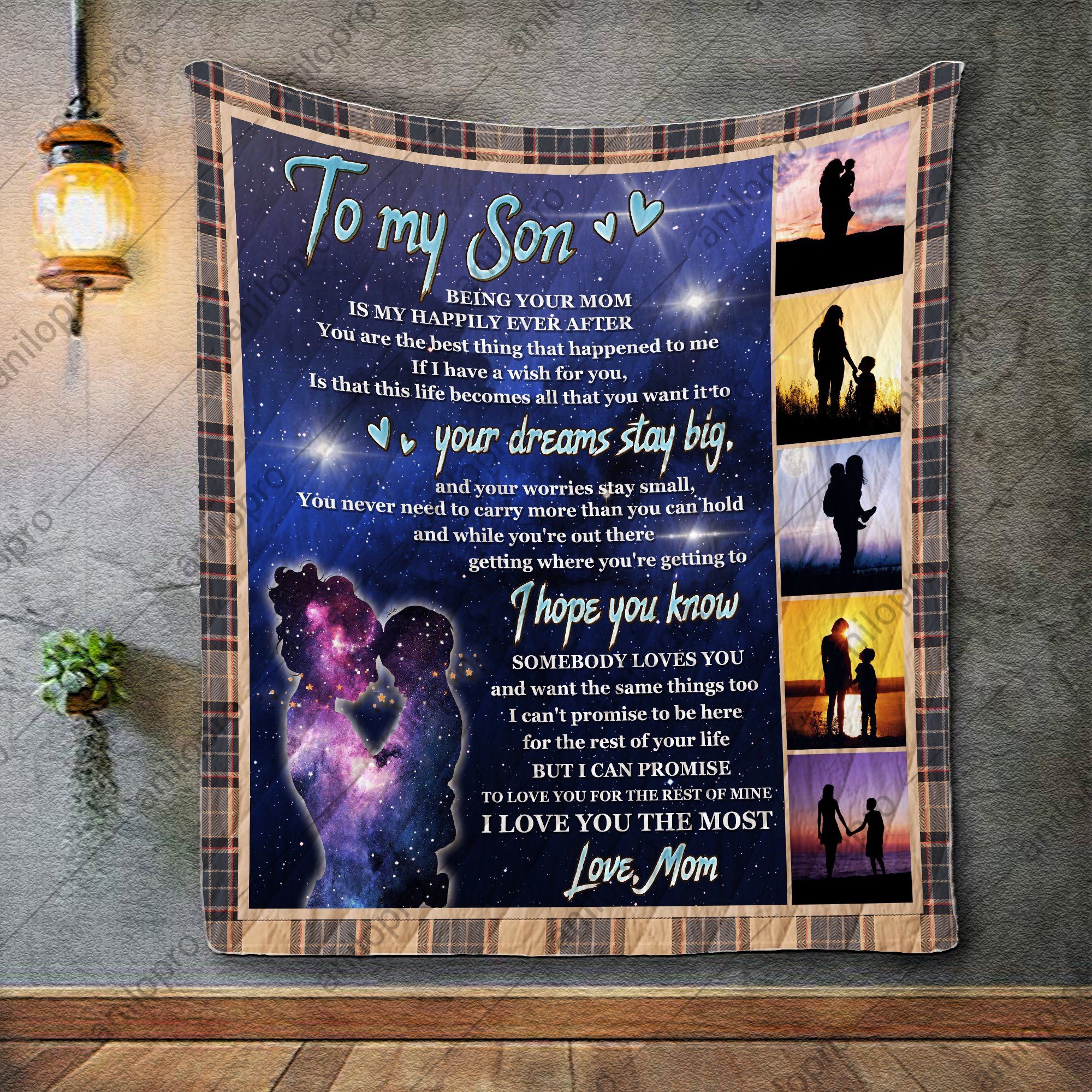 Mom To Son Being Your Mom Quilt Blanket DHC040120183TD