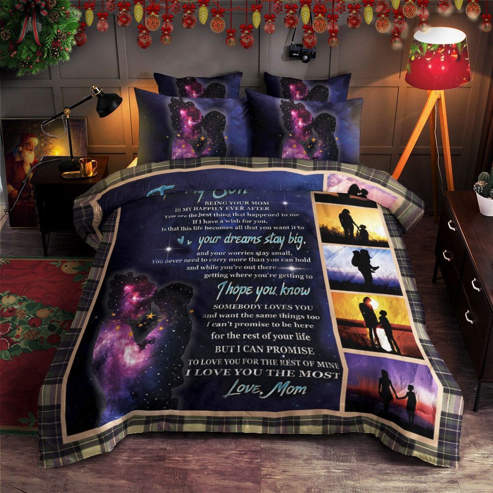 Mom To Son Being Your Mom Bedding Set