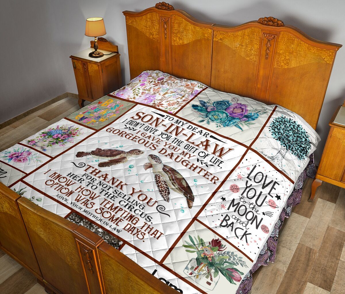Mom To Son In Law Quilt Blanket DHC02011064DD