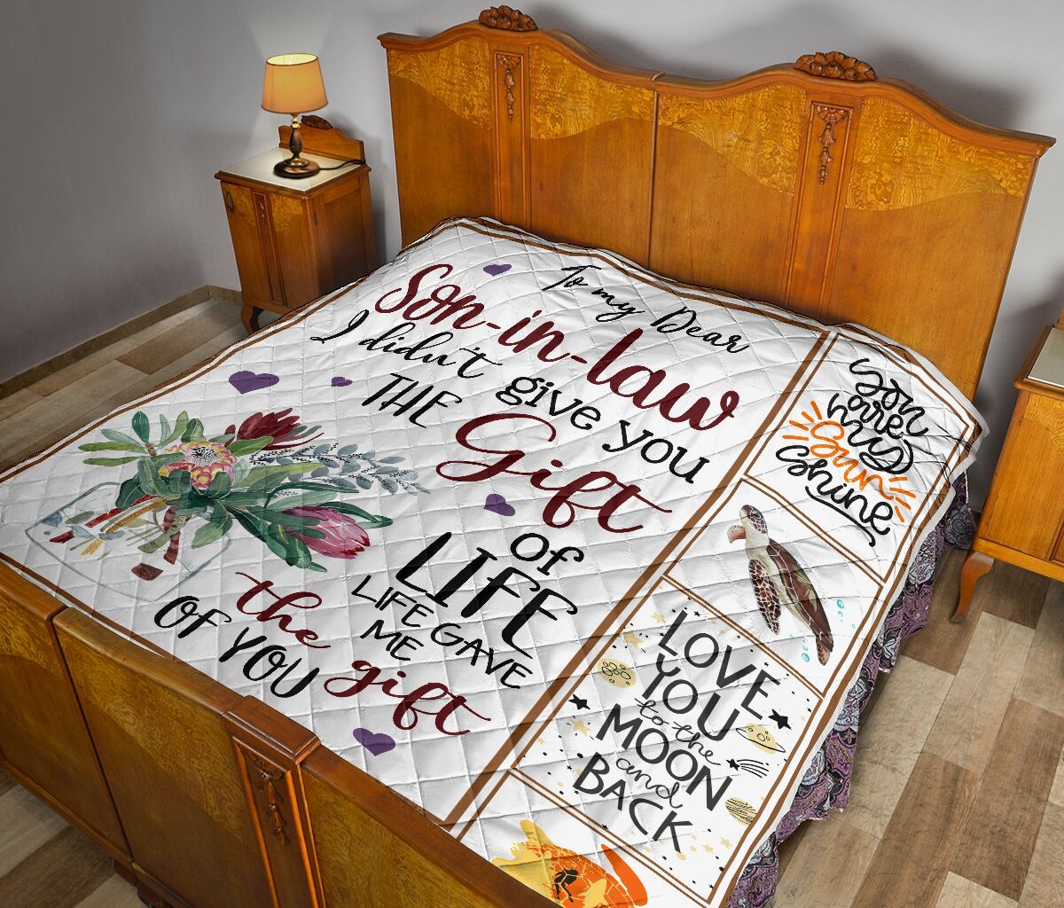 Mom To Son In Law Quilt Blanket DHC02011084DD
