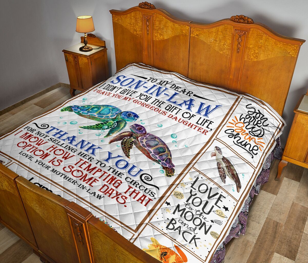 Mom To Son In Law Quilt Blanket DHC02011085DD