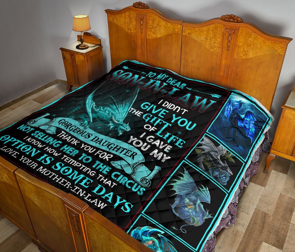 Mom To Son In Law Quilt Blanket DHC02011175DD