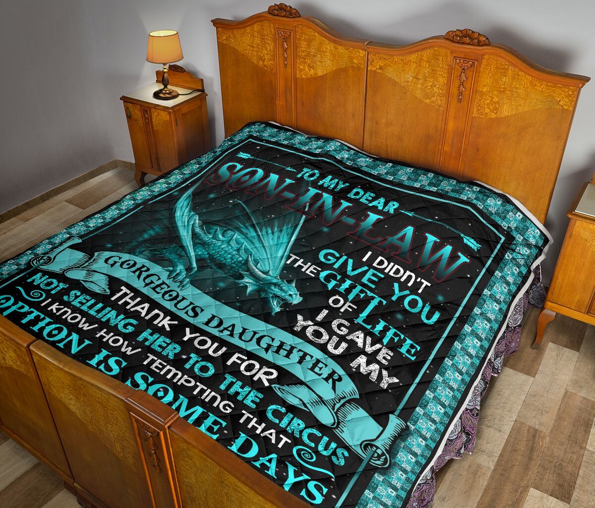 Mom To Son In Law Quilt Blanket DHC02011490DD