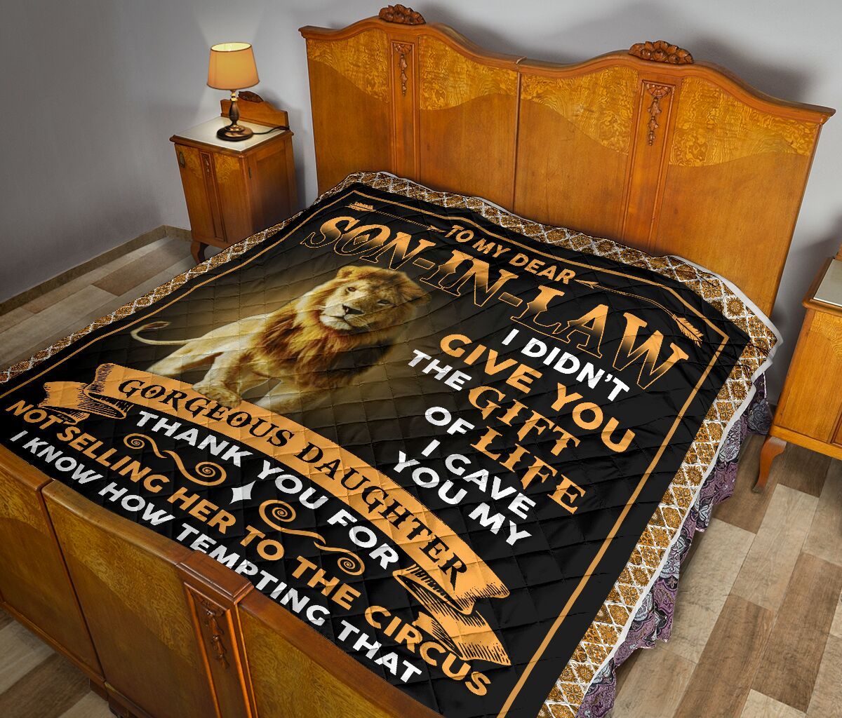 Mom To Son In Law Quilt Blanket DHC02011654DD