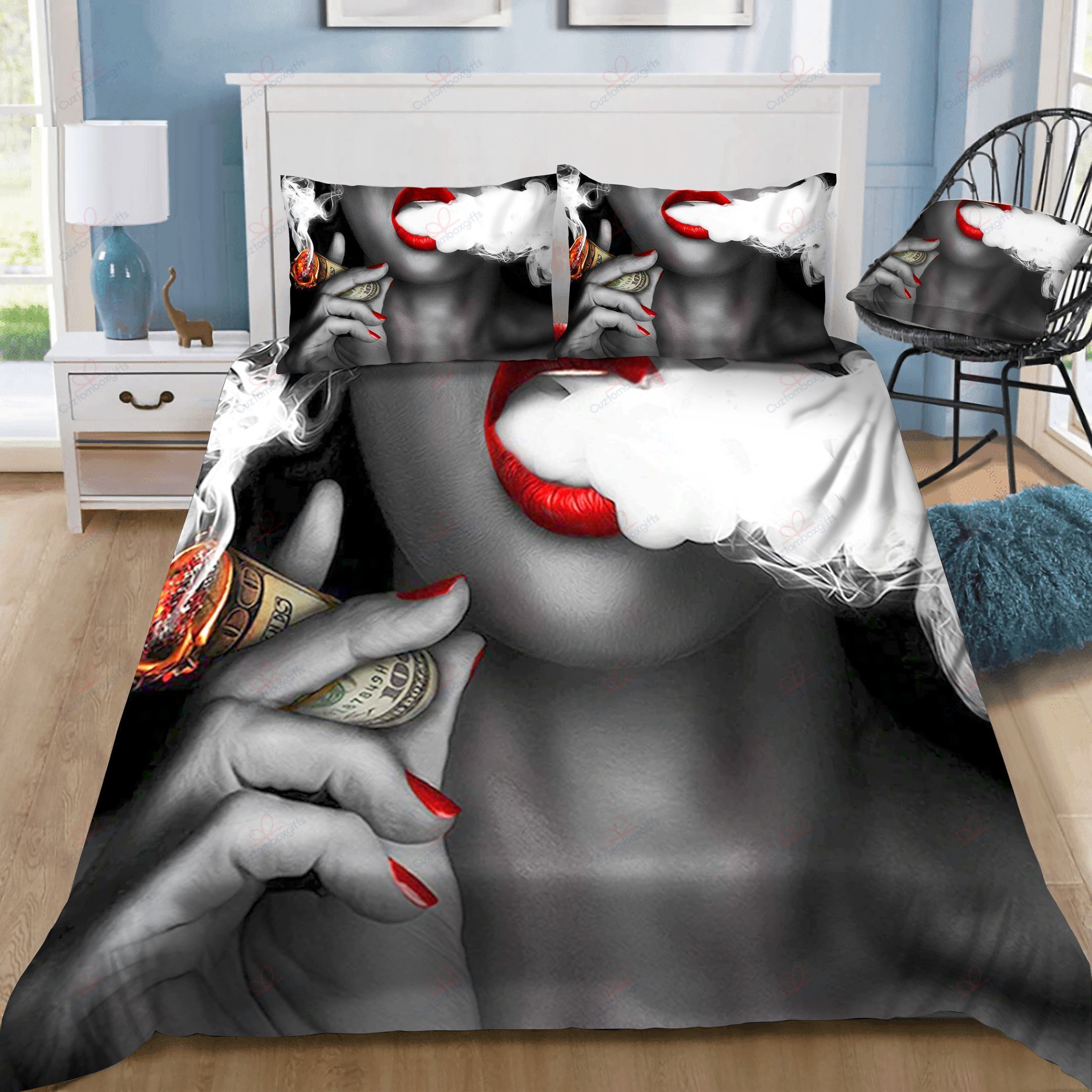 Money Clouds Bedding Set