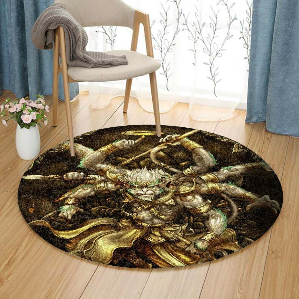 Monkey Round Carpet