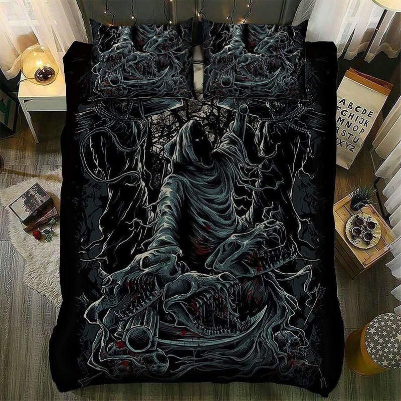 Monster Reaper Darkside Printed Bedding Set