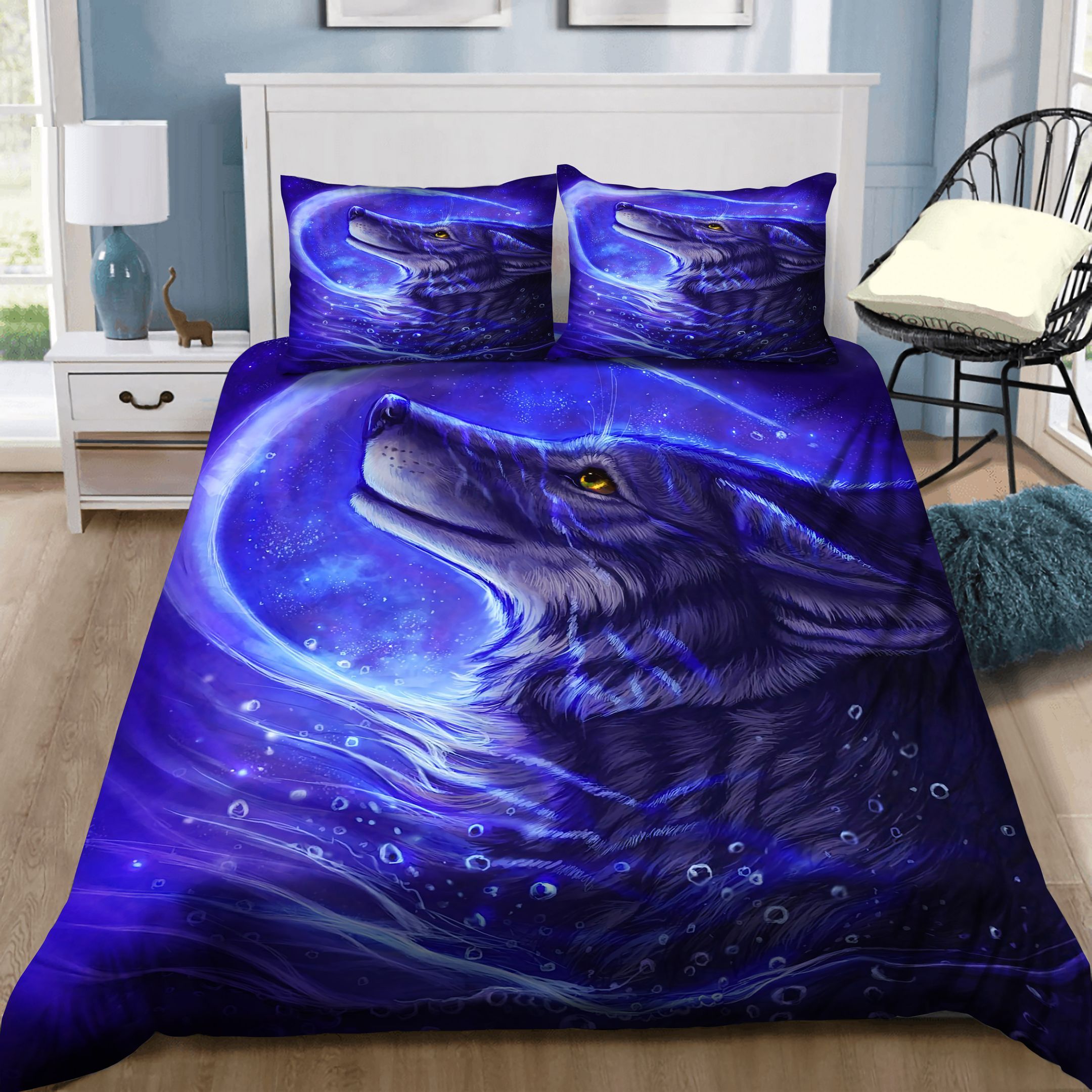 Moon And Fox Bedding Set