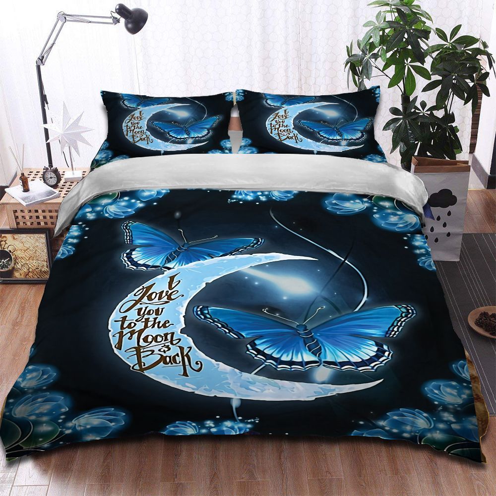 Moon Butterfly Bedding Set