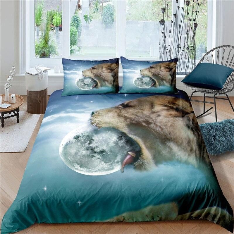Moon Lioness Bedding Set