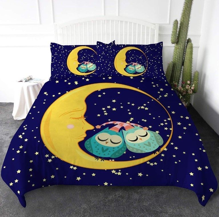 Moon Owl Bedding Set