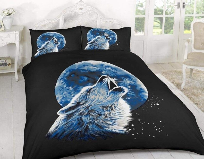 Moon Wolf Bedding Set