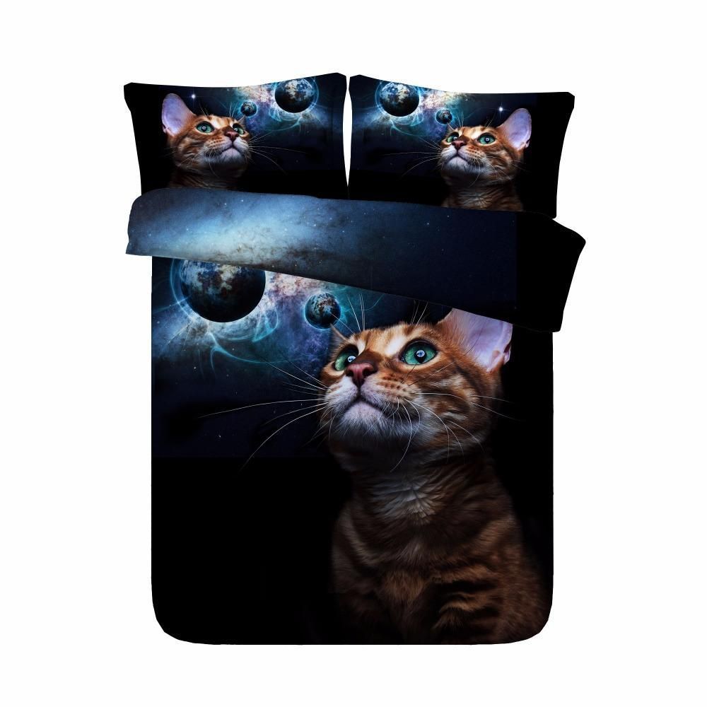Moonlight Cat Bedding Set