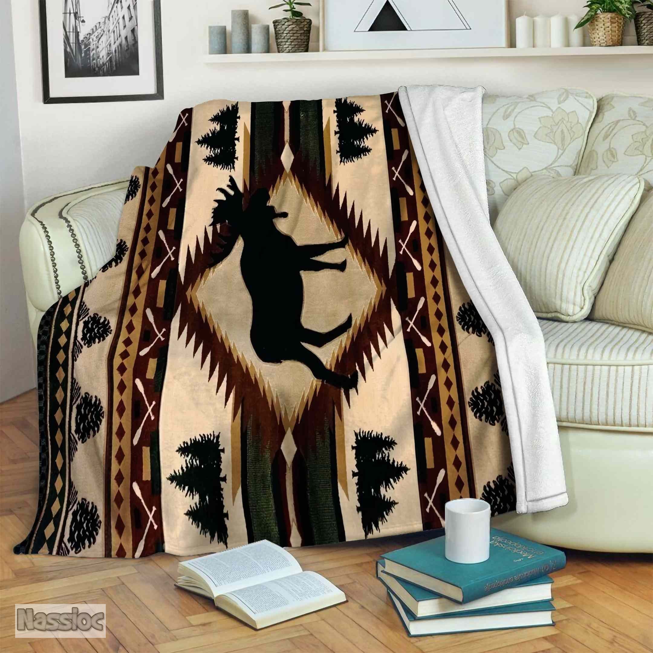 Moose Fleece Blanket