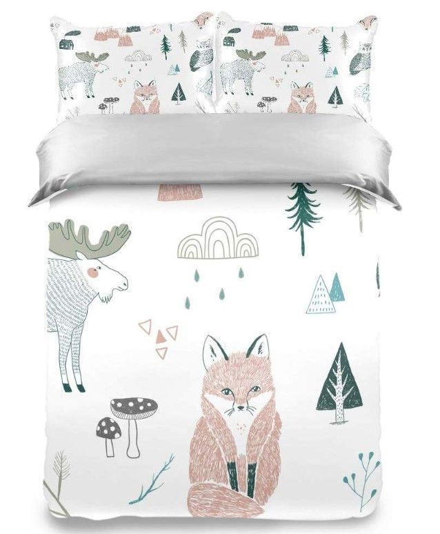 Moose Fox Bedding Set