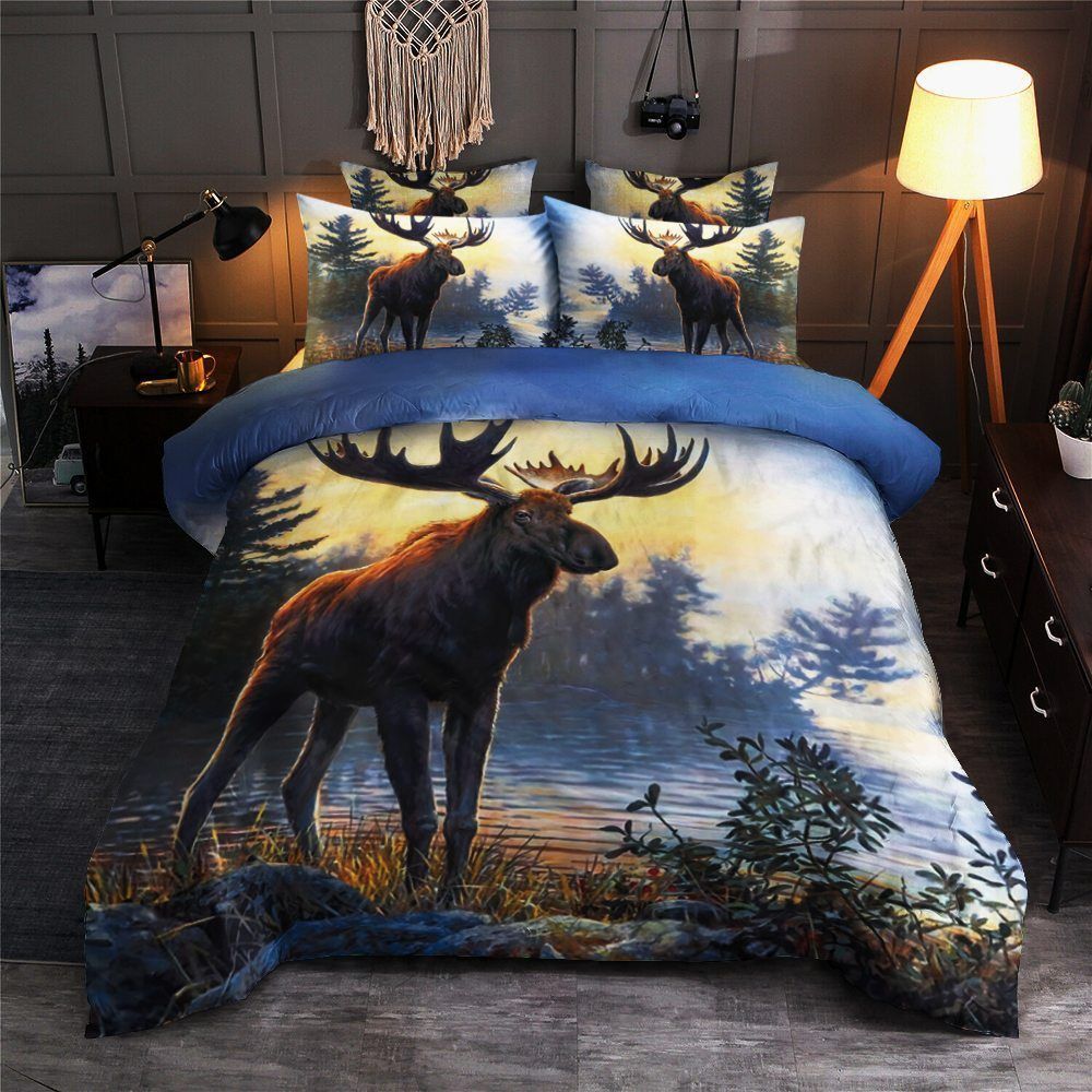 Moose Hunting Bedding Set