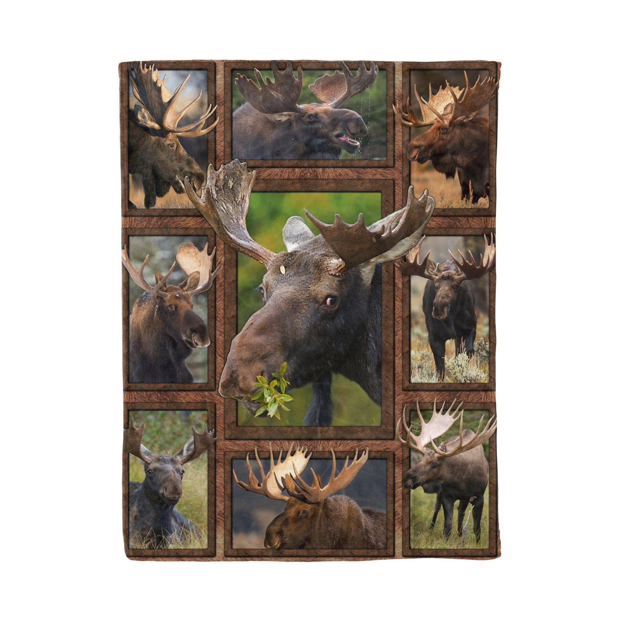 Moose Fleece Blanket
