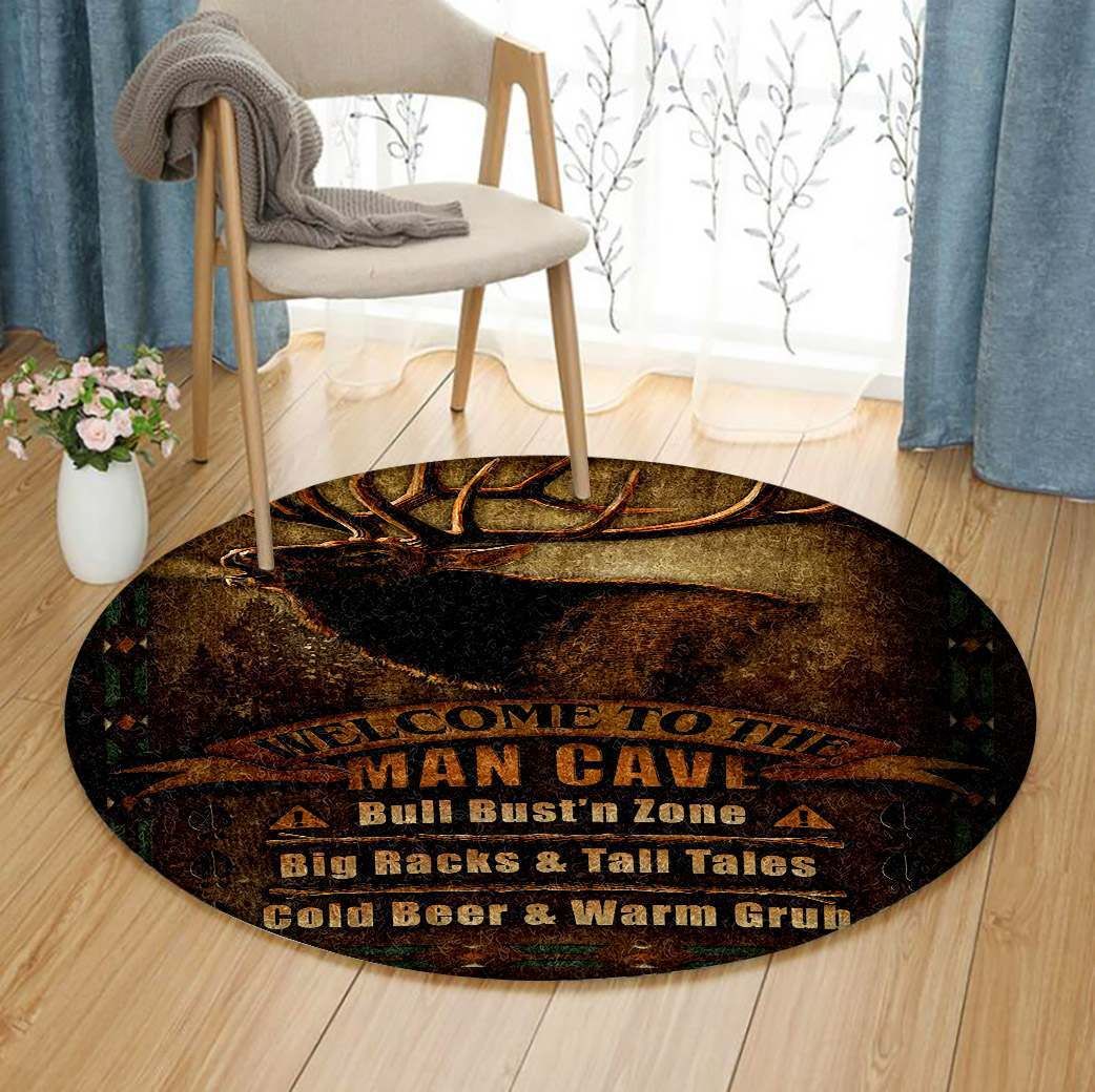 Moose Round Carpet