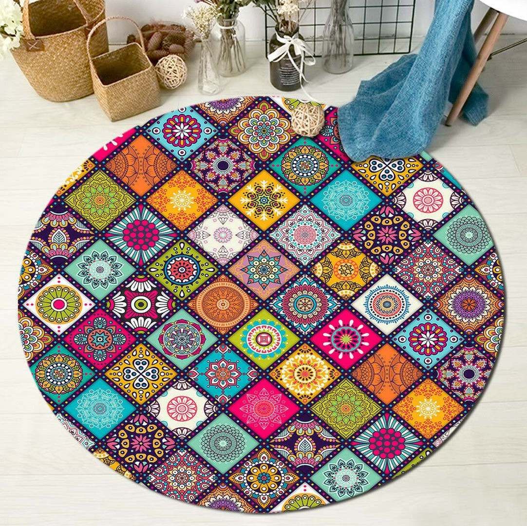 Morocco Mandala Round Carpet