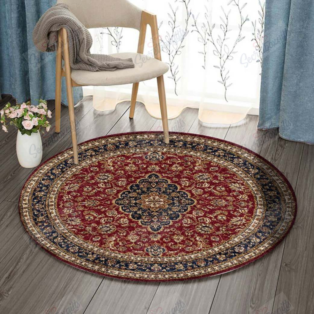 Morrocan Boho Round Carpet