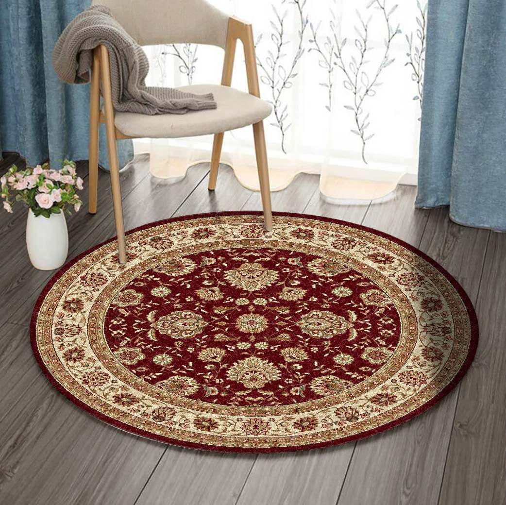 Morrocan Boho Round Carpet
