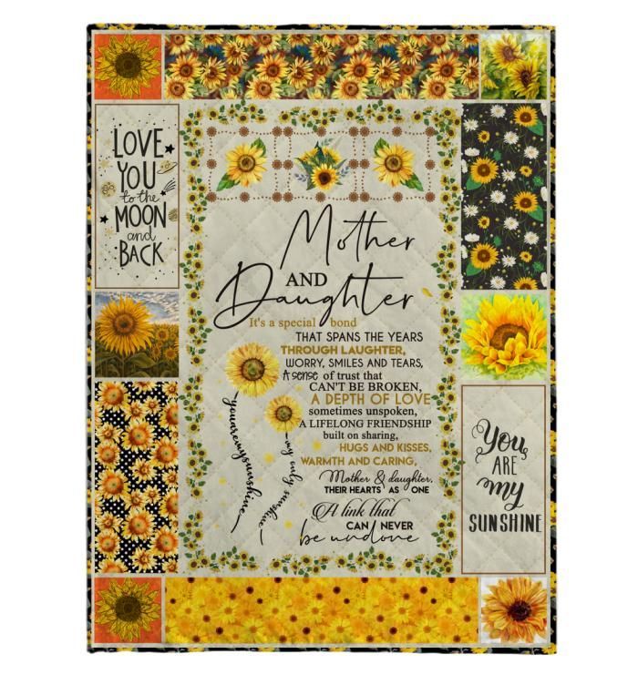 Mother And Daughter Sherpa Fleece Blanket
