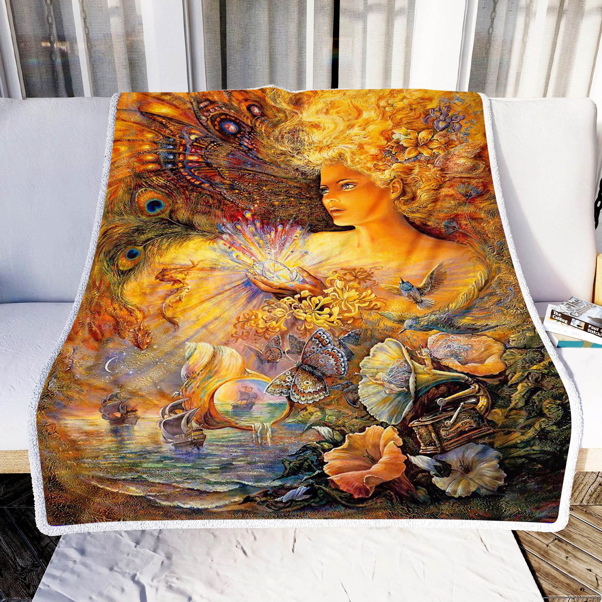 Mother Earth God Fleece Blanket