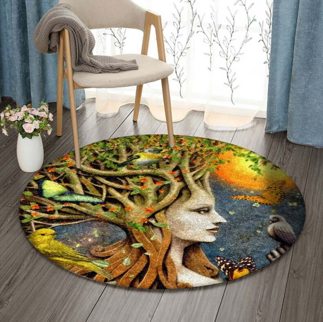 Mother Nature Round Carpet